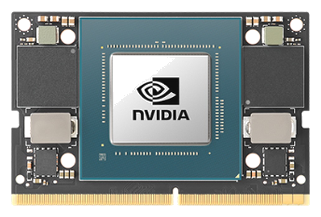 NVIDIA Jetson Orin NX edge compute module.