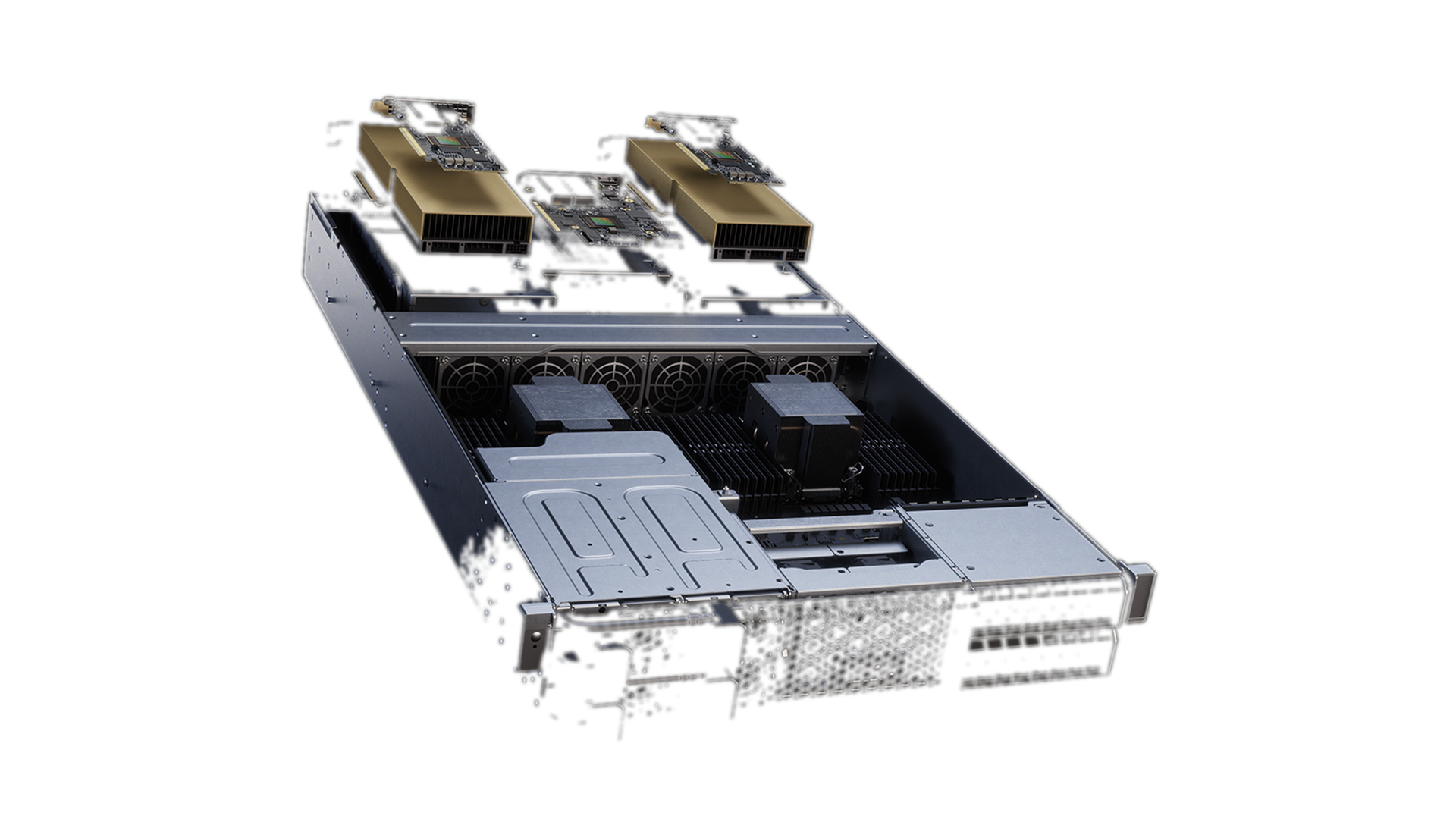 Rack-mounted NVIDIA RTX Pro Blackwell 2U server for on-premises compute.